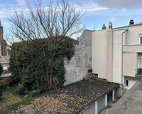 Blick vom Balkon in die Hinterhöfe