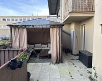 Terrasse (Pavilion wird noch entfernt)