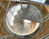 Wendeltreppe zum Schlafzimmer